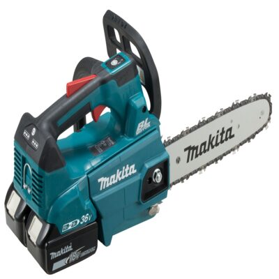 18Vx2(36V) Cordless Top Handle Chainsaw with 2 x 6Ah batteries and twin charger